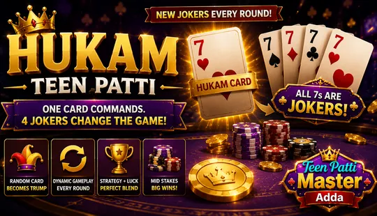 Teen Patti Hukam: Trump-Card Joker Variant Rules (2026)