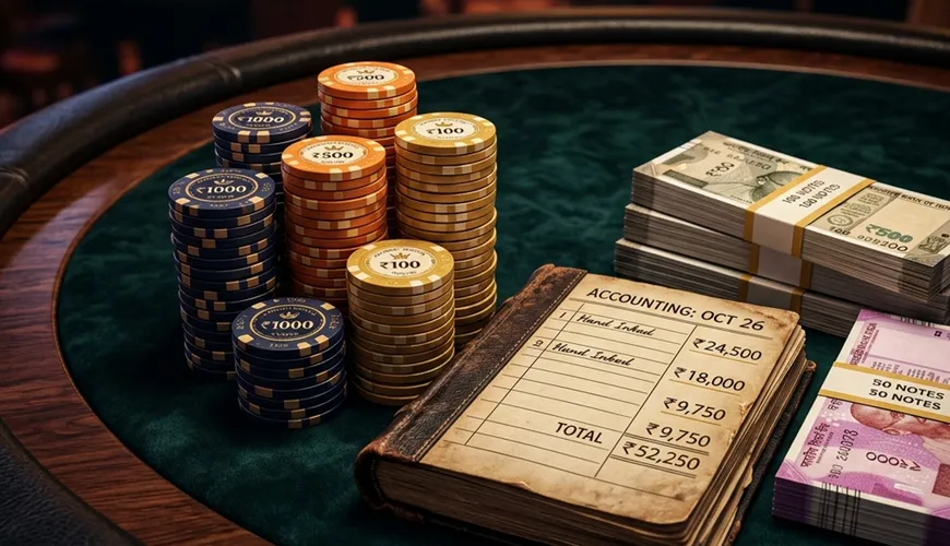 Teen Patti bankroll management card game chips and cash