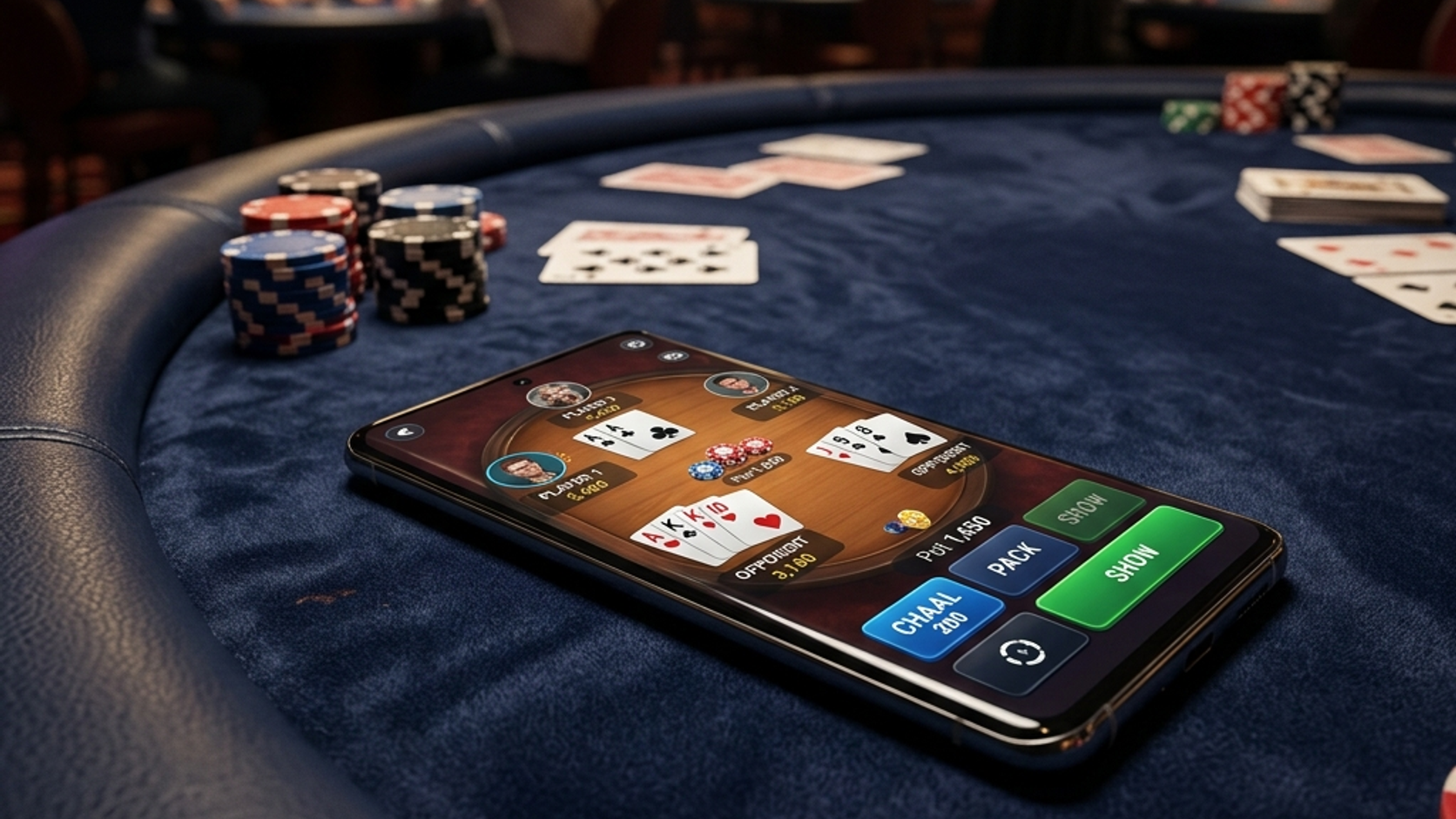 Bilingual Teen Patti Mobile UI Map